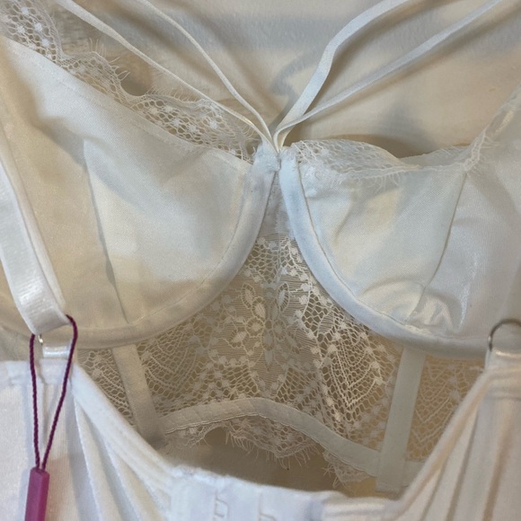 Avidlove coquette White Lace Bralette size medium NWT - Picture 5 of 9